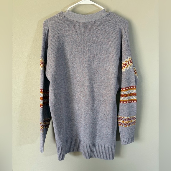 NWT Smartwool Cozy Lodge Merino Wool Boyfriend Cardigan Purple Small - Picture 7 of 7